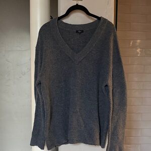 Rails Charcoal V-Neck Sweater